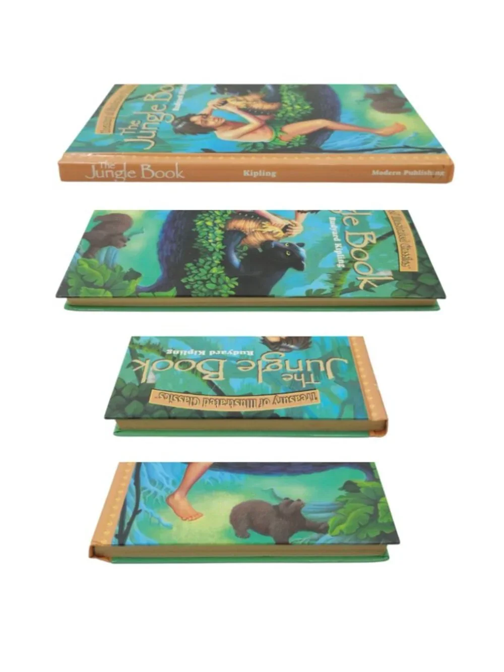 Treasury of Illustrated Classics The Jungle Book Hardcover Rudyard Kipling Kids